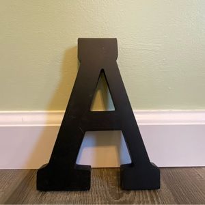 Wooden “A” Wall Hanger in Black 5inx7in